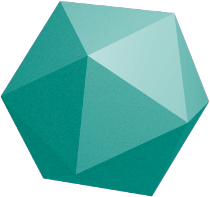 aqua icosahedron